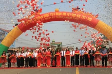 Tuyến QL6 đoạn Km78+300 - Km193+000 trên địa phận hai tỉnh Hòa Bình và Sơn La thuộc Dự án Quản lý tài sản đường bộ Việt Nam được thông xe kỹ thuật ngày 7/5