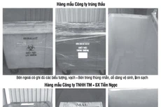 Hình ảnh hàng mẫu do bên mời thầu cung cấp