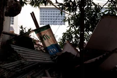 Hiện trường nơi xảy ra sự việc.