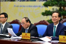 Thủ tướng Nguyễn Tấn Dũng chủ trì phiên họp Chính phủ tháng 2/2016. Ảnh: VGP