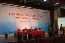 Đại hội đồng cổ đông VietinBank “nóng” với câu chuyện sáp nhập PGBank vào ngân hàng này. Ảnh: M.T