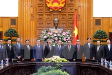 Thủ tướng Nguyễn Xuân Phúc tiếp Đại sứ các nước ASEAN tại Việt Nam. (Ảnh: Thống Nhất/TTXVN)