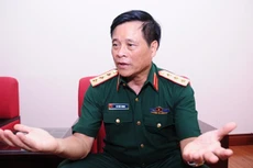Thượng tướng Võ Tiến Trung: "Nếu Trung Quốc tỉnh táo, họ sẽ phải điều chỉnh lại thái độ của mình". Ảnh: Văn Việt.
