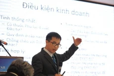 Ông Đậu Anh Tuấn cho biết có nhiều đề cử cho các quy định tồi trong lĩnh vực điều kiện kinh doanh-Ảnh VCCI