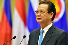 Thủ tướng Nguyễn Tấn Dũng phát biểu tại Tiệc chiêu đãi. Ảnh: VGP
