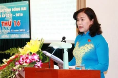 Bà Nguyễn Hòa Hiệp - tân Phó chủ tịch UBND tỉnh Đồng Nai