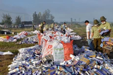 Tình hình buôn bán hàng nhập lậu ở TP.HCM được cho là vẫn tiếp tục phức tạp. Ảnh: Minh Long