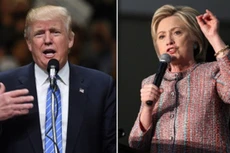 Ứng viên đảng Cộng hòa Donald Trump và ứng viên đảng Dân chủ Hillary Clinton. Ảnh: CNN