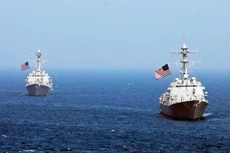 Tàu hải quân Mỹ. (Nguồn: Getty Images)