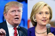 Tỷ phú Donald Trump (trái), ứng viên tổng thống đảng Cộng hòa, và bà Hillary Clinton, ứng viên tổng thống đảng Dân chủ. Ảnh: AP.