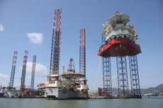 Nâng thử thành công Giàn khoan Tam Đảo 05