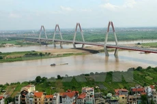 Một góc sông Hồng tại Hà Nội. (Nguồn ảnh: TTXVN)