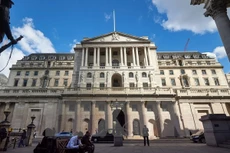Quang cảnh bên ngoài trụ sở BoE ở thủ đô London ngày 14/7. (Nguồn: AFP/TTXVN)