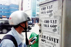 Nở rộ tín dụng đen