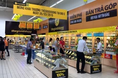 Hệ thống bán điện thoại của Thế Giới Di Độngtại Big C trước đây. Ảnh:Hồng Thụy.