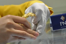 Giá vàng sáng 21/4 đi ngang sau khi có biến động mạnh trong phiên trước đó. Ảnh:Lệ Chi.