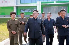 Nhà lãnh đạo Triều Tiên Kim Jong un trực tiếp chỉ đạo cuộc thử nghiệm mới. Ảnh:AFP