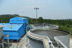 Chi phí đầu tư cho hệ thống xử lý nước thải của các nhà máy chiếm khá lớn trong cơ cấu vốn đầu tư. Ảnh: Đại Thanh