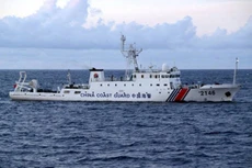 Một tàu tuần duyên Trung Quốc. Ảnh: AFP/Jiji.