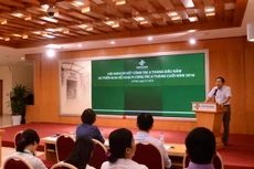 Sở giao dịch Chứng khoán Hà Nội tổ chức “Hội nghị Sơ kết 6 tháng đầu năm 2016,” ngày 5/7. (Ảnh: HNX)