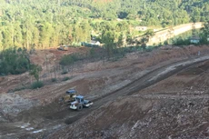 UBND tỉnh Thanh Hóa đã chấp thuận đầu tư một nhà máy nước khác với đường ống nước thô đưa về hồ Quế Sơn. Ảnh: Nguyễn Văn