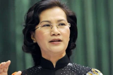 Bà Nguyễn Thị Kim Ngân, Chủ tịch Quốc hội khoá 13 được giới thiệu bầu giữ chức Chủ tịch Quốc hội khoá 14.