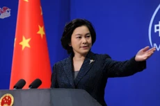 Người phát ngôn Bộ Ngoại giao Trung Quốc Hoa Xuân Doanh. Ảnh:Reuters