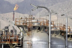 Mỏ khí South Pars gần cảng Assalouyeh, miền Nam Iran. (Nguồn: EPA/TTXVN)
