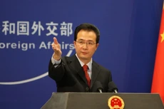 Người phát ngôn Bộ Ngoại giao Trung Quốc Hồng Lỗi. Ảnh: Xinhua.
