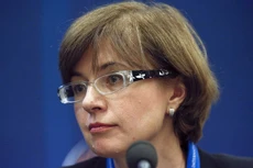 Phó Thống đốc thứ nhất Ngân hàng Trung Ương Nga, bà Ksenia Yudaeva. (Nguồn: Bloomberg)