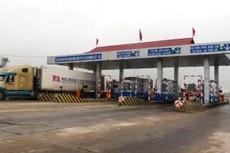 Trạm thu phí sử dụng đường bộ trên QL1.