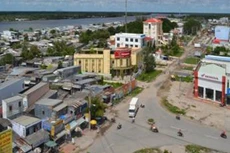 Một góc trung tâm huyện Năm Căn, Cà Mau