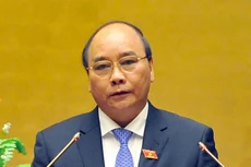 Thủ tướng Nguyễn Xuân Phúc thừa nhận nợ công đang tăng cao và áp lực trả nợ của quốc gia là khá lớn.Ảnh: N.A