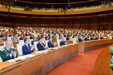 Một phiên họp của Quốc hội khoá 13.