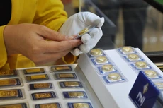 Giá vàng sụt giảm sáng nay. Ảnh: Lệ Chi