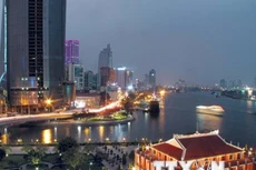 Trung tâm Thành phố Hồ Chí Minh, đầu tàu kinh tế của Việt Nam. (Ảnh: Tràng Dương/TTXVN)