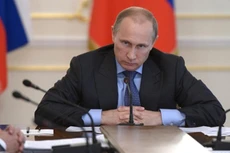 Tổng thống Nga - Vladimir Putin trong một cuộc họp tại Moscow. Ảnh: Reuters