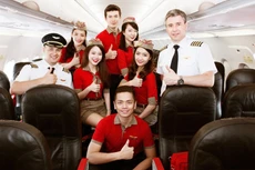 Rộn ràng ngày hội tuyển dụng tiếp viên Vietjet