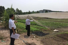 Lô đất diện tích 3.083,7 m2 dùng được dùng làm tài sản bảo đảm vay ngân hàng. 