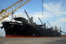 Vũng Áng đón tàu hàng 17 vạn tấn