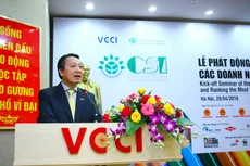 Năm 2016 là năm đầu tiên VCCI tổ chức Chương trình đánh giá, xếp hạng doanh nghiệp phát triển bền vững. Ảnh: Thanh Tú