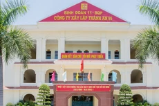 Công ty CP Xây lắp Thành An 96 đứng ở vị trí quán quân Bảng xếp hạng 500 DN triển vọng nhất năm 2016. Ảnh: NC st