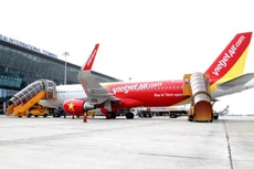 Một máy bay của hãng hàng không VietJet.