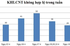 Ngày 11/4: Có 29 thông báo không hợp lệ
