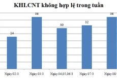 Ngày 08/3: Có 38 thông báo không hợp lệ