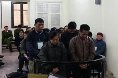 Các bị cáo tại tòa