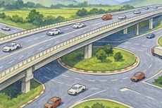 Công ty CP Xây lắp 368 trúng Gói thầu số 5-XL Thi công điều chỉnh phương án kết nối nút giao Ba Bàu - Quốc lộ 1A. Ảnh minh họa: TL