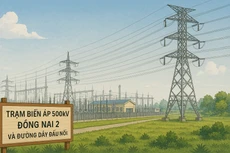 EVNNPT vừa phê duyệt kế hoạch lựa chọn nhà thầu thực hiện Dự án Trạm biến áp 500kV Đồng Nai 2 và đường dây đấu nối. Ảnh: TL-GPT