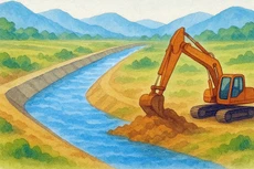 Đầu tháng 4/2025, Sở Nông nghiệp và Môi trường tỉnh An Giang hoàn tất mở thầu Gói thầu số 18 Thi công xây dựng và thiết bị thuộc Dự án Cụm công trình thủy lợi vùng cao Bảy Núi, tỉnh An Giang. Ảnh: TL