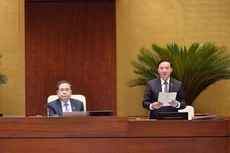 Phó Chủ tịch Quốc hội Nguyễn Khắc Định điều hành phiên họp 